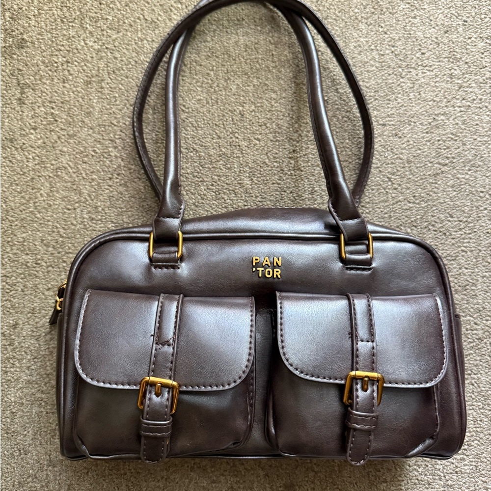 Pantor Brown Satchel Bag